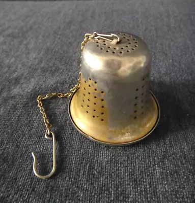 Vintage Tea Ball Infuser 2 Piece Bell Shape • $7.50