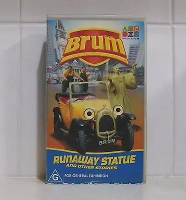 VHS Videotape - BRUM - Runaway Statue And Other Stories - ABC For Kids Video • $8.99