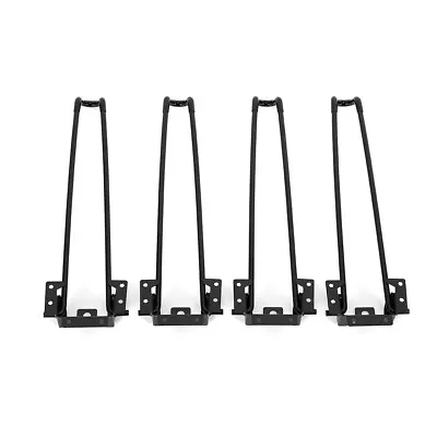 4Pcs Universal Table Legs Hairpin Foldable Solid Iron Bar Home Hairpin Legs New • $17.86