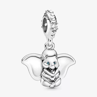 Pandora Disney Dumbo Dangle Elephant Charm ALE 925 #797849CZ • £2.49