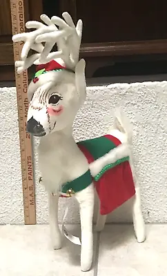 $48.99 • Buy AnnaLee Mobilitee Doll Christmas White Jinglebell Reindeer