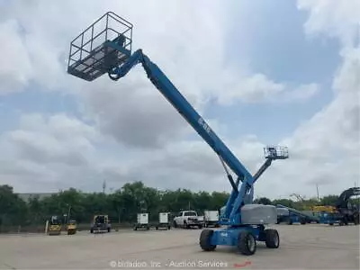 2014 Genie S-85 85' 4WD Diesel Telescopic Boom Lift Man Aerial Bidadoo • $5200