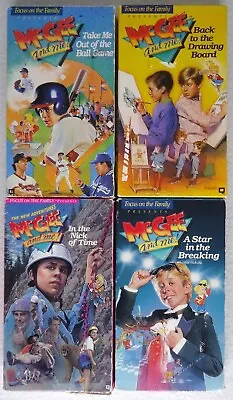 McGee And Me! VHS Lot Of 4 Focus On Family Christian Shows Episodes Vintage • $11.99