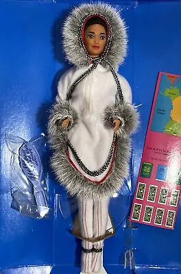 Vintage 1991 ESKIMO BARBIE 2nd Ed Doll (Diva Head Mold)_9844_NEW DeBOXED • $51.27