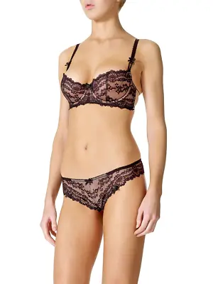 Bnwt Myla Nicole Balcony Bra Black Nude £90 From Myla Never Worn New 32e • £25