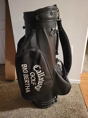 Callaway BIG BERTHA Golf Staff Bag + Rain Cover (RARE Isaac Newton Promo) • $350