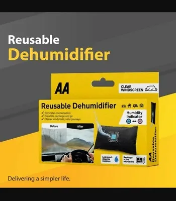 £9.95 • Buy Aa Car Van Caravan Home Reusable Damp Moisture Absorbing Dehumidifer Bag 