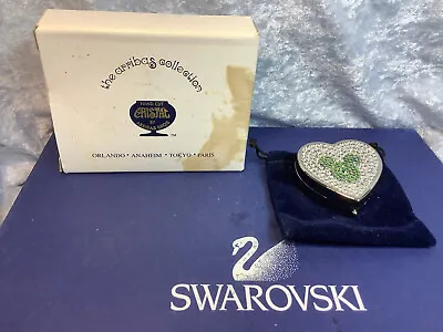 Swarovski Arribas Jeweled Icon Box Mickey Mouse Head Heart PB401-WD3-AB • $31