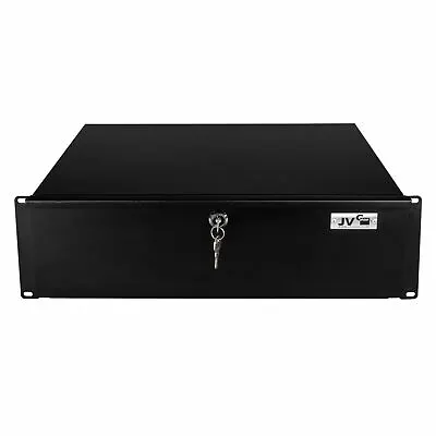 JV Case Rack Drawer 3U Flightcase Lockable Metal Cabinet • £85