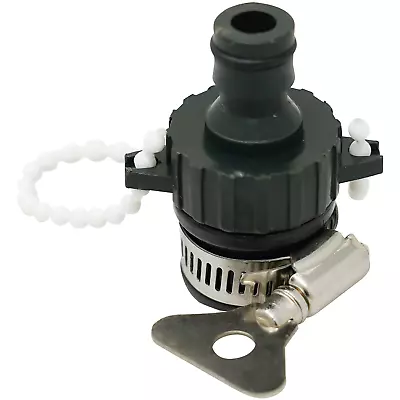 Universal Tap Connector Adapter Kitchen Tap Mixer Clamp Garden Hose Pipe Fitting • £7.39