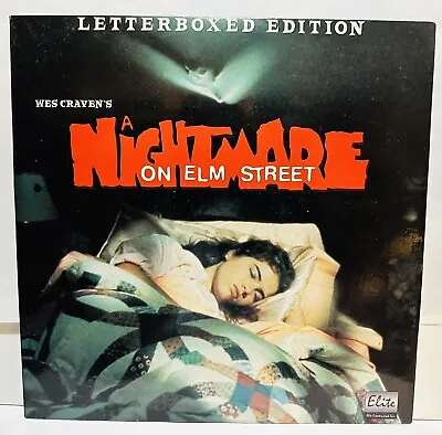 Wes Craven’s A Nightmare On Elm Street Laserdisc Letterboxed Edition • $89.99