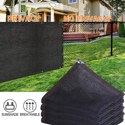 50 Feet Privacy Screen Fence Mesh Shade Net Cover For Wall Garden Yard Backyard • $53.99