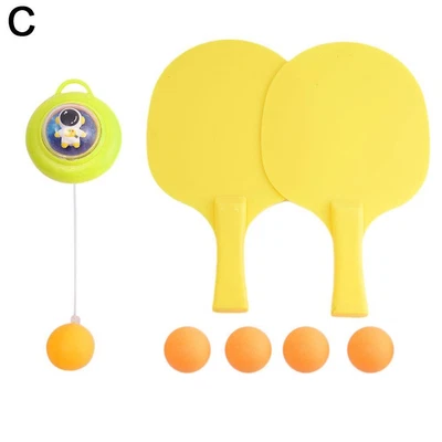 $16.08 • Buy C2 Rackets 6 Balls Indoor Table Tennis Self-training Set Hanging Interaction  K4