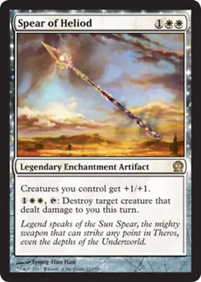 MTG 1x Light Play English Spear Of Heliod Theros Magic The Gathering Cny • $2.75