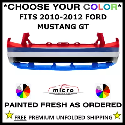 New Front Bumper For 2010-2012 Ford Mustang Gt *choose Your Color* Fo1000646 • $399