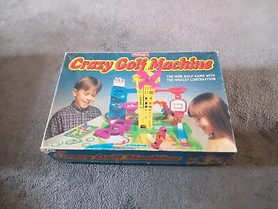Crazy Golf Machine Board Game 1995 Vintage Waddingtons Incomplete 2-4 Players • £8