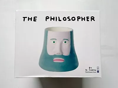 David Shrigley – The Philosopher Hand Painted Ceramic Planter – Brand NEW Boxed • £39