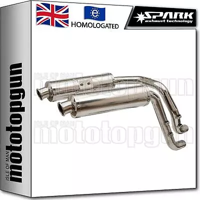 Spark 2 Exhaust High Approved Round Ducati Monster S2r 1000 2006 06 2007 07 • $866.38