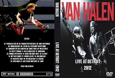 Van Halen Live In Detroit 2012 Dvd New Sealed!!! Eddie Alex Diamond Dave • $29.99