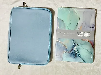 Hard Shell Case Travel Set For MacBook New Air 13  Cover A1932 A2179 A2337 Teal • $15.99