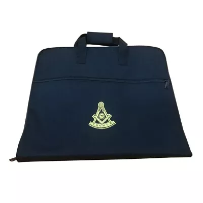 Masonic Regalia Past Master Officer  Apron Carry Embroidered Soft Briefcase • $25