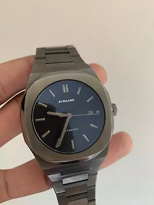 £150 • Buy D1 Milano Automatic Watch 41.5 Mm - Gunmetal - Steel