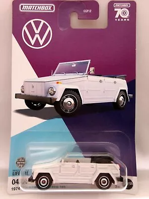 1974 Volkswagen Type 181 ~ White ~ 1:64 Scale ~ Matchbox • $11.69