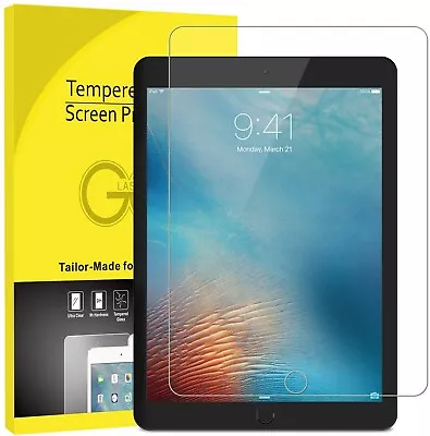 Tempered Glass Screen Protector For IPad 2 3 4 Air Mini 5 6 Pro 9.7 10.2 11 12.9 • £3.95