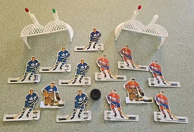 Vintage NHL Coleco Hockey Players Goalies Nets W Lamps Puck - Toronto Montreal • $29.95