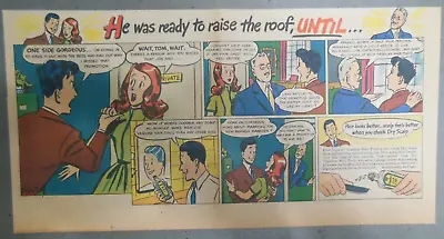 Vaseline Hair Tonic: He Was Ready To Raise The Roof Until ... ! From 1940's • $15