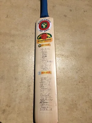 $450 • Buy Autographed Test Cricket Bat Australia V South Africa 1994 26 GENUINE Signatures