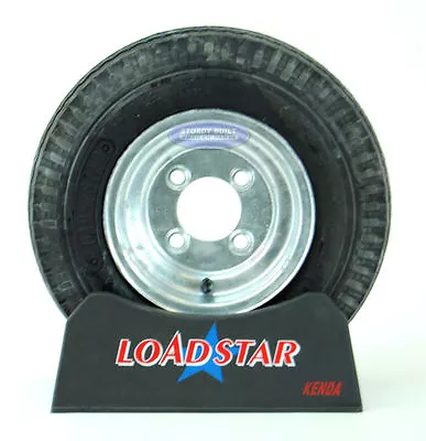 (2) Kenda Load Trailer Tires 4.80 X 8 On Galvanized Wheel 4 Lug 4.80-8 LRB • $113.84