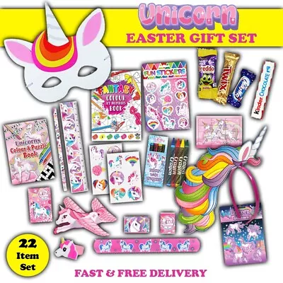 Magical Unicorn - Easter Chocolate - Children's Activity Stationery & Play Set • £9.99