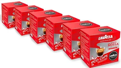 £36.99 • Buy Lavazza A Modo Mio Qualita Rossa Eco Cap Compostable Capsules / Pods -  96 Pods