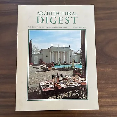 Architectural Digest Spring 1970 • $29.99