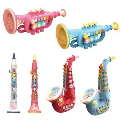 £16.55 • Buy Toy For Kids Musical Instrument Trumpet/Saxophone/Clarinet With Color Coded Keys