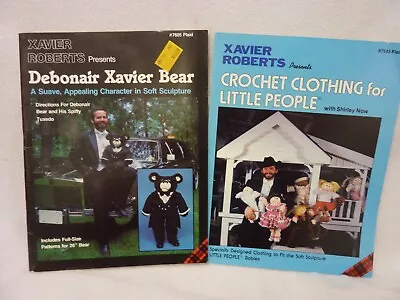 Xavier Roberts  #7545 Clothing  Little People & #7605  Debonair Xavier Bear Book • $9.99