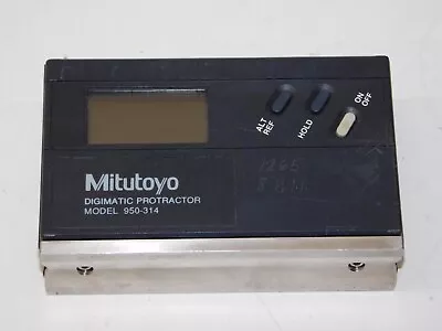 Mitutoyo 950-314 Digimatic Pro Digital Protractor Machinist Hand Tool Unit • $139