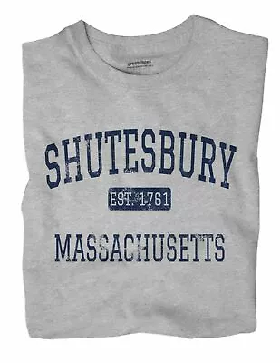 Shutesbury Massachusetts MA T-Shirt EST • $18.99