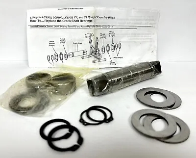 Lifecycle LC9500 LC9100 LC8500 C7 C9 Exercise Bike Crank Shaft & Bearing Kit • $60