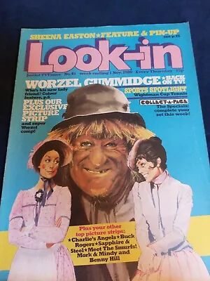 Vintage LOOK IN Magazine 1 NOVEMBER 1980 Worzel Gummidge Sheena Easton Mork 284 • £12