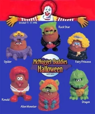 McDonald’s Happy Meal Toy - Halloween McNugget Buddies “DRAGON” 1996 LOOSE • $10.99