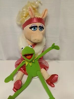 Disney Miss Piggy Plush 19  Muppets With Small Kermit The Frog Plush Nanco  • $24.99