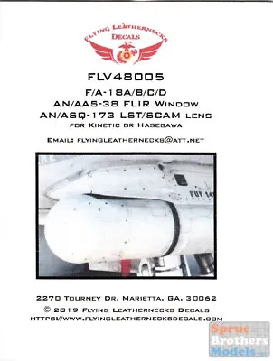 ORDFLV48005 1:48 Flying Leathernecks F-18A F-18B F-18C F-18D Hornet AN/AAS-3B • $10.49
