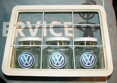 WHITE Storage Unit VW Type 2 Bay Window Camper Split Bus T5 Caravan Motorhome T4 • $24.65