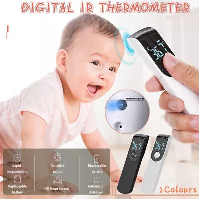 Digital IR Thermometer Baby Forehead Body Temperature Gun Finger Pulse Oximeter • $13.02