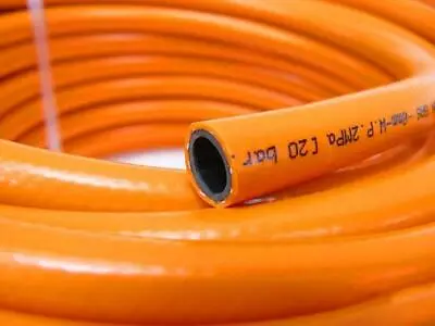 8 Mm LPG HOSE PIPE CALOR GAS ORANGE PROPANE BUTANE BBQ CAMPING CARAVAN Or BOAT!! • £4.25