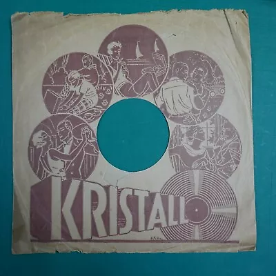 10  78rpm Gramophone Record Sleeve KRISTALL  • $9.34