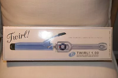 New T3 Twirl 1.00 Ceramic Ionic Curling Iron Genuine Tourmaline Crystals 410 Max • $87.99