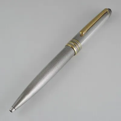 Montblanc Meisterstuck Solitaire Sterling Silver 925 Barley Ballpoint Pen (used) • $699